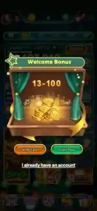 Spin Gold Login page